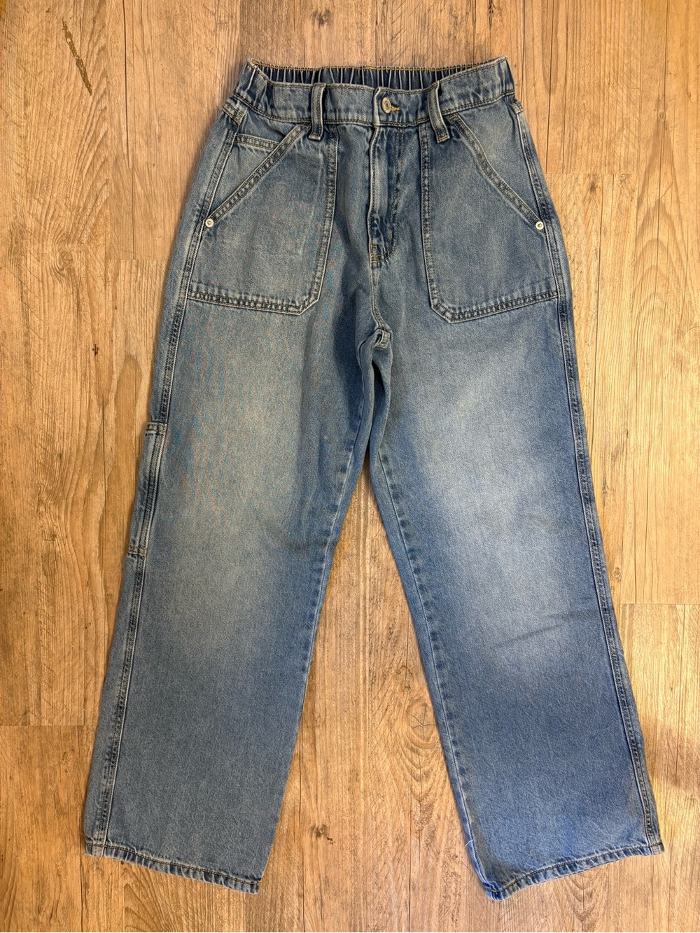 Arizona Jean Company Boyfriend Jeans in Light Blue